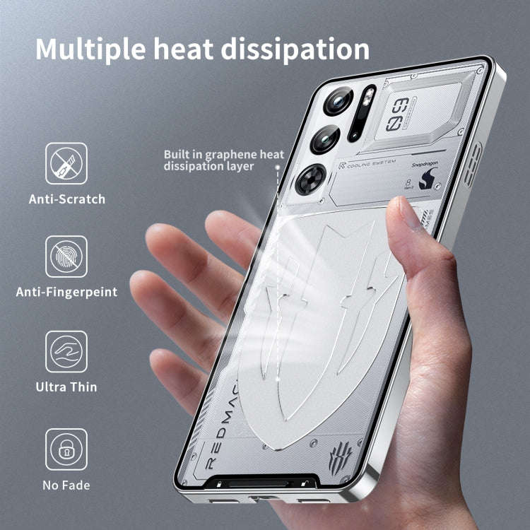 For ZTE nubia Red Magic 9S Pro Metal Cooling Phone Case(Silver)