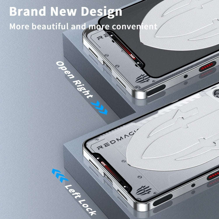 For ZTE nubia Red Magic 9S Pro Metal Cooling Phone Case(Silver)