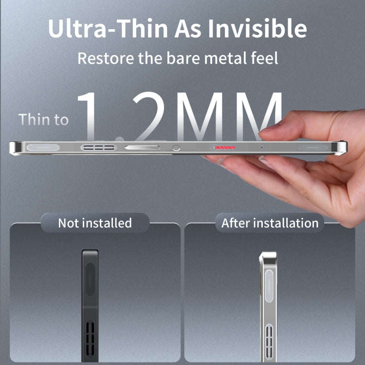 For ZTE nubia Red Magic 9S Pro Metal Cooling Phone Case(Silver)
