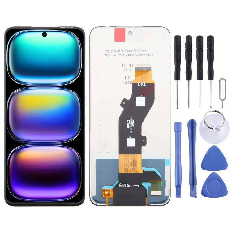 For Infinix Hot 50 5G OEM LCD Screen with Digitizer Full Assembly