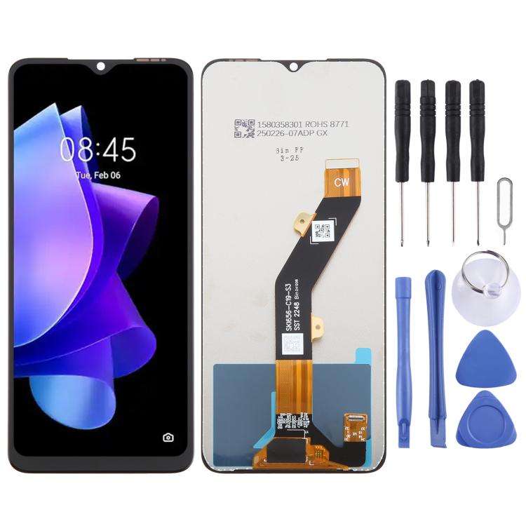 For Tecno Pop 7 BF6 OEM LCD Screen with Digitizer Full Assembly