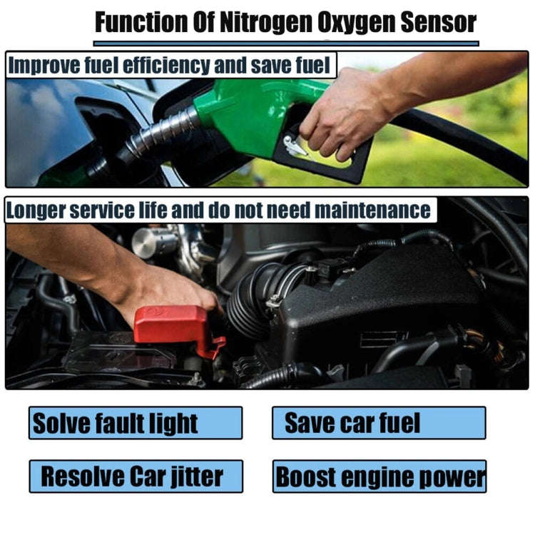 For Mercedes-Benz Sprinter 3 2011-2017 Car Nitrogen Oxygen Sensor A0009050008(Silver)