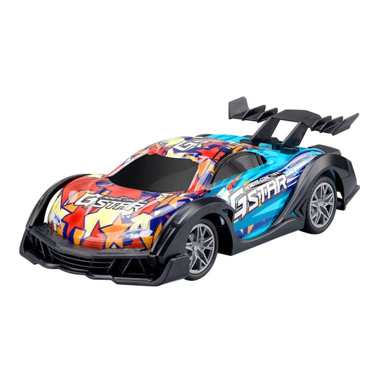 Q170 Colorful Lights Racing Four-wheel Drive Remote Control Car(Orange)