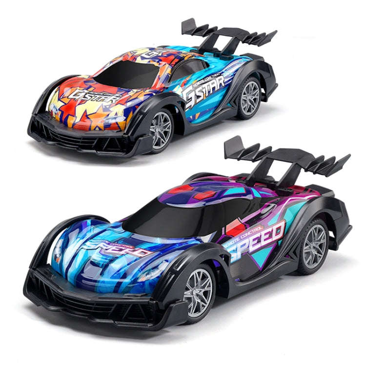 Q170 Colorful Lights Racing Four-wheel Drive Remote Control Car(Orange)