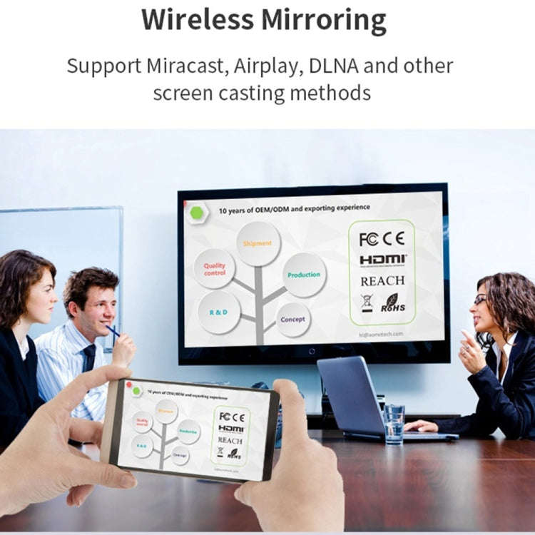 S90 DLP Android 9.0 2GB+32GB 4K Mini WiFi Smart Projector, Power Plug:UK Plug(Black)