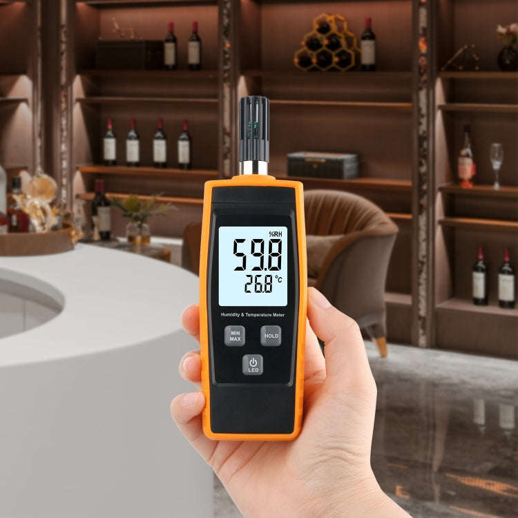 RZ852 Digital Temperature and Humidity Meter(Orange)