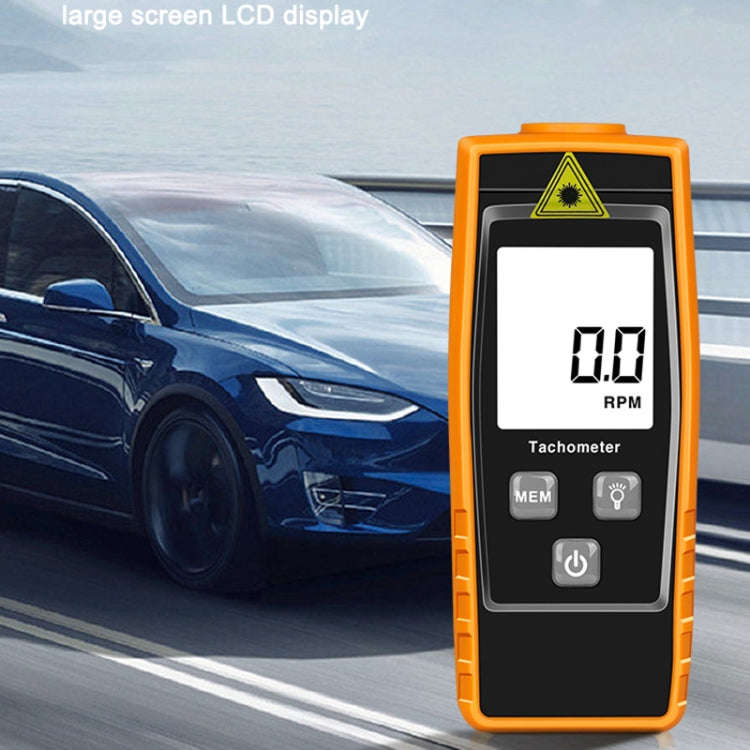 RZ835 Digital Tachometer, Range: 2.5-99999RPM(Orange)