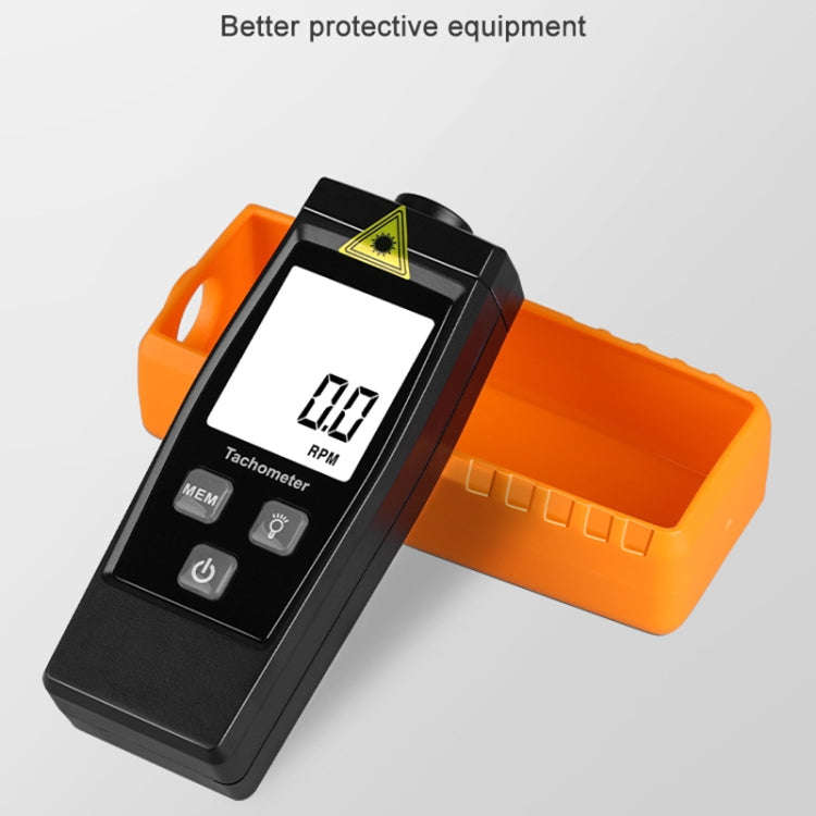 RZ835 Digital Tachometer, Range: 2.5-99999RPM(Orange)