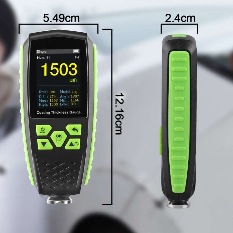 RZ860 Metal Coating Thickness Gauge(Green)