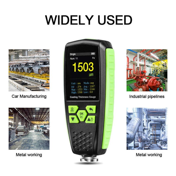 RZ860 Metal Coating Thickness Gauge(Green)