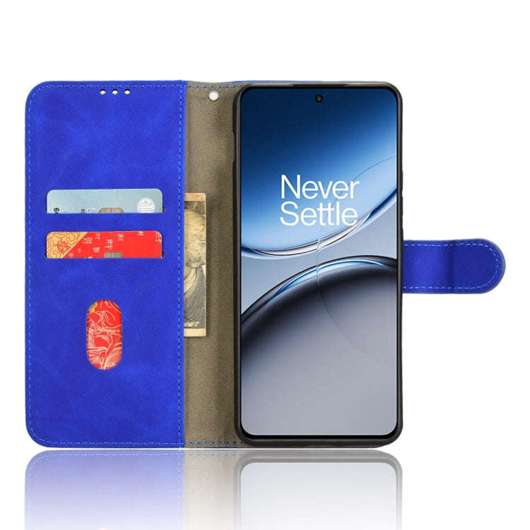 For OnePlus Nord 4 5G Skin Feel Magnetic Flip Leather Phone Case(Blue)