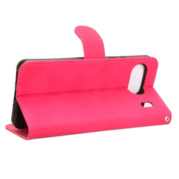 For OnePlus Nord 4 5G Skin Feel Magnetic Flip Leather Phone Case(Rose Red)
