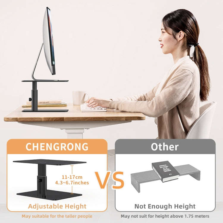 Lenuo DL-202 Aluminum Alloy Computer Screen Bracket(Black)
