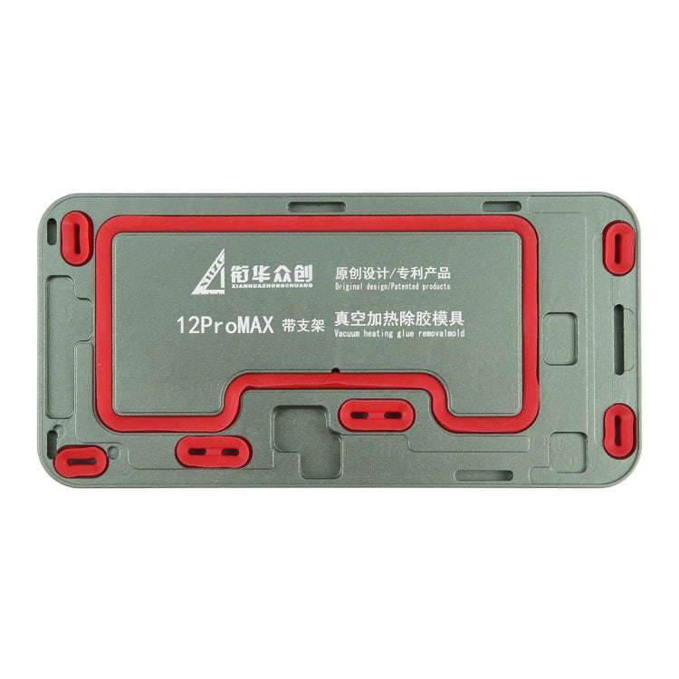 For iPhone 12 Pro Max LCD Screen Frame Vacuum Heating Glue Removal Mold with Holder