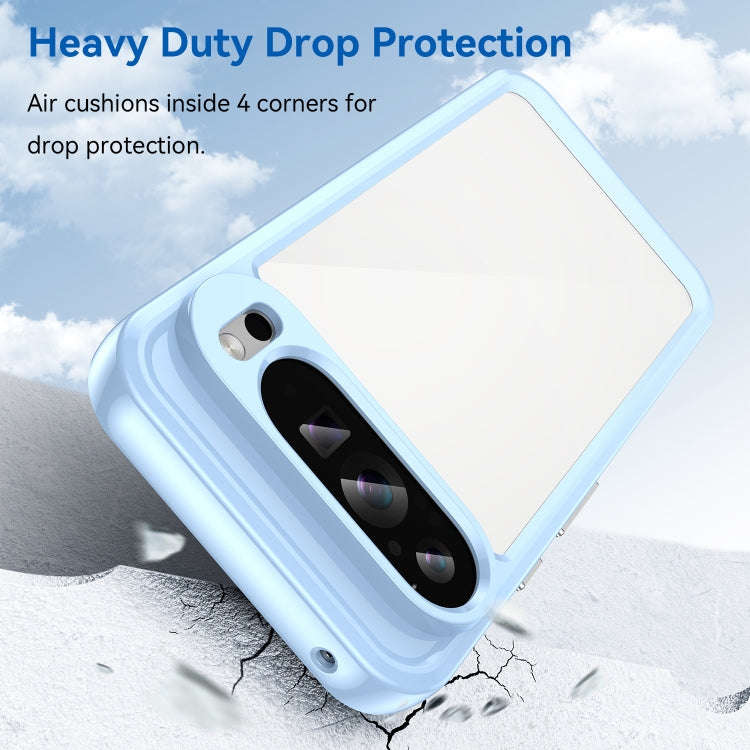For Google Pixel 9 Pro XL Colorful Series Acrylic Hybrid TPU Phone Case(Blue)