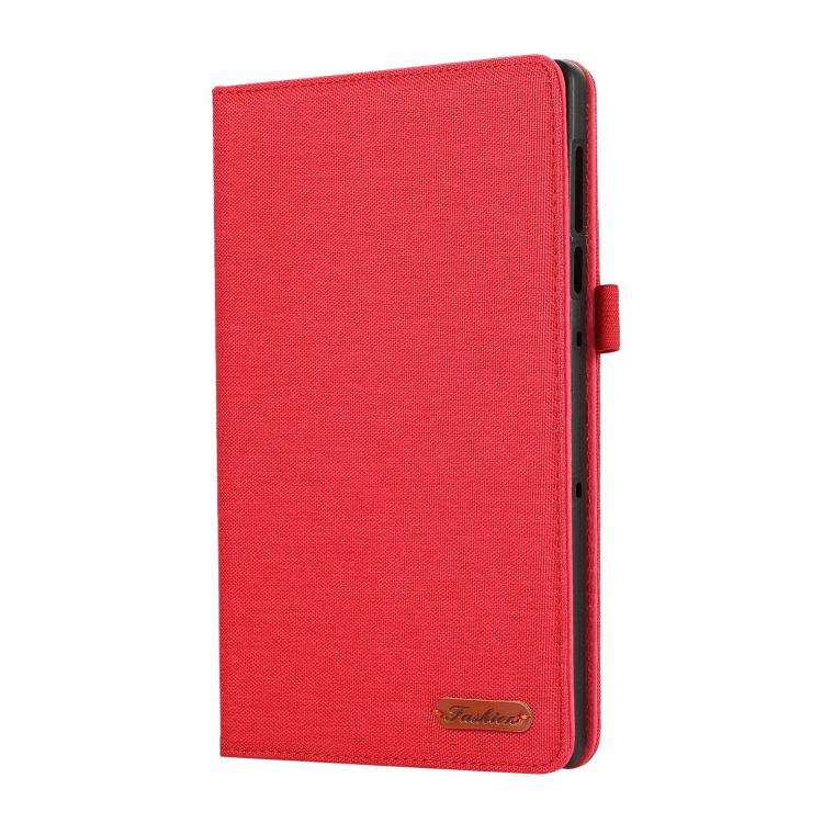 For Lenovo Legion Y700 Gen 4 2025 Fabric Texture Horizontal Flip Leather Tablet Case(Red)