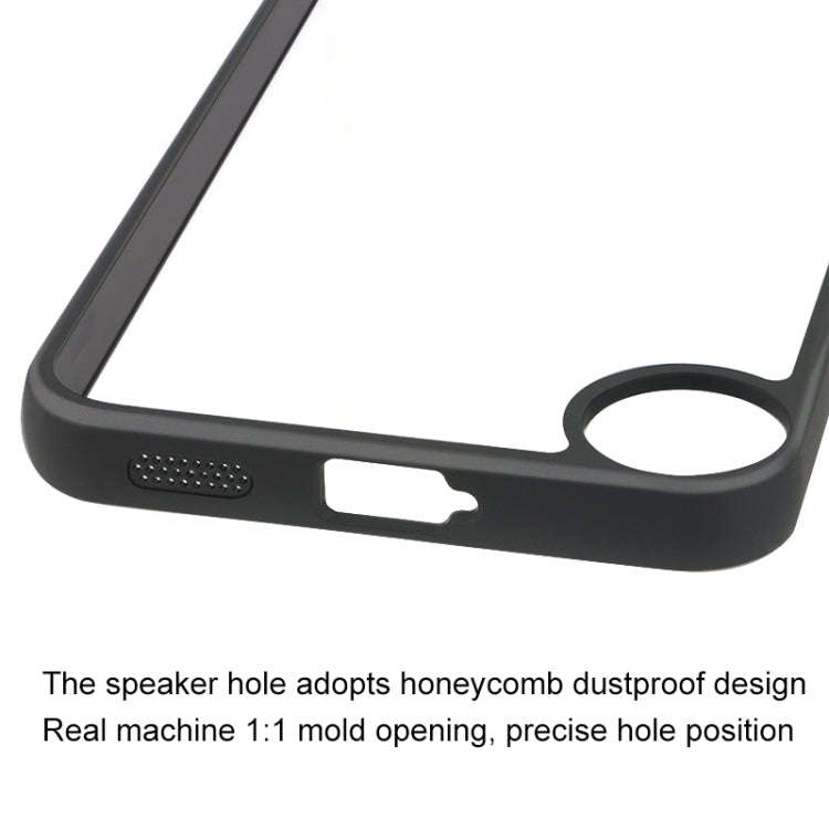 For Nothing CMF Phone 1 Frosted TPU Hybrid Transparent PC Phone Case(Black)