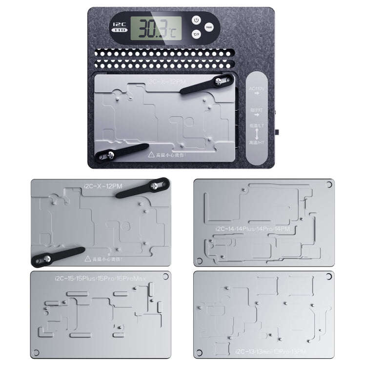 i2C T18 LCD Display PCB Motherboard Layered Desoldering Station For iPhone X-15 Pro Max, US Plug