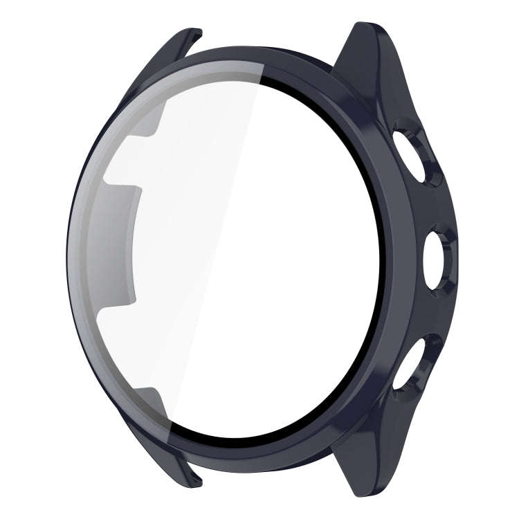 For Garmin Forerunner 165 PC + Tempered Film Integrated Watch Protective Case(Blue)