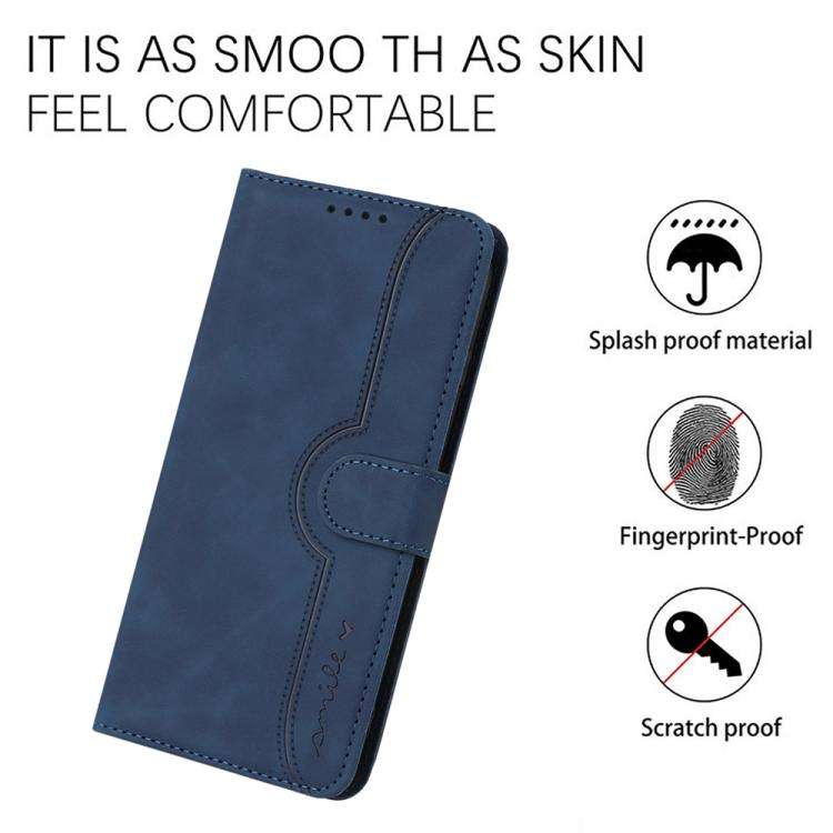 For Infinix Note 50 4G / Note 50 Pro 4G Heart Pattern Skin Feel Leather Phone Case(Royal Blue)