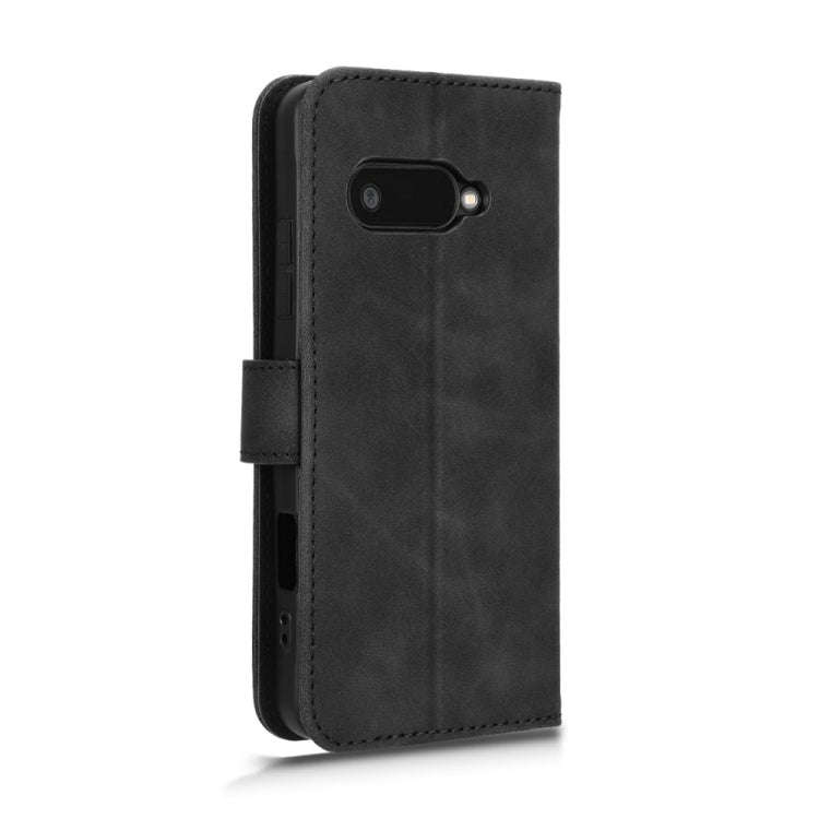 For Kyocera Digno SX4 Skin Feel Magnetic Flip Leather Phone Case(Black)