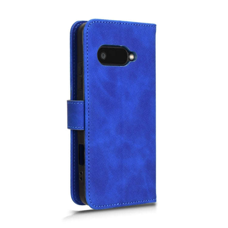 For Kyocera Digno SX4 Skin Feel Magnetic Flip Leather Phone Case(Blue)