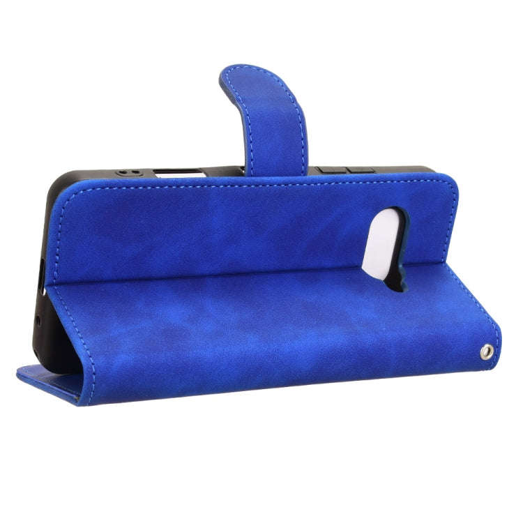 For Kyocera Digno SX4 Skin Feel Magnetic Flip Leather Phone Case(Blue)