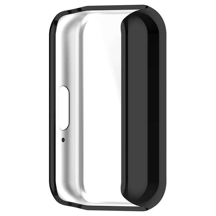 For Samsung Galaxy Fit 3 Full Coverage TPU Electroplated Watch Protective Case(Black)
