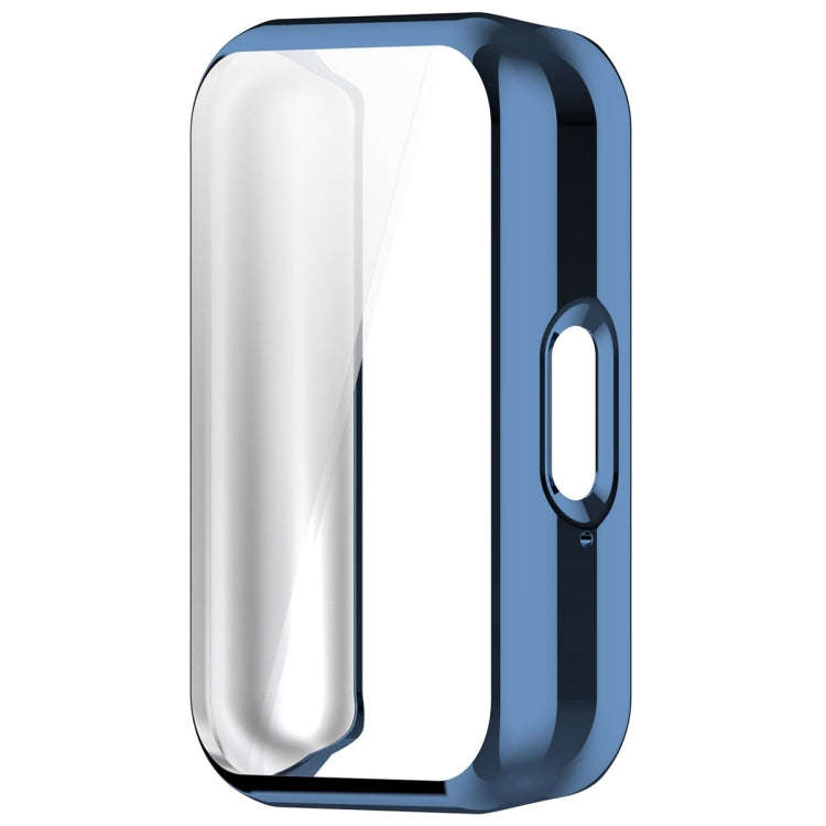 For Samsung Galaxy Fit 3 Full Coverage TPU Electroplated Watch Protective Case(Blue)