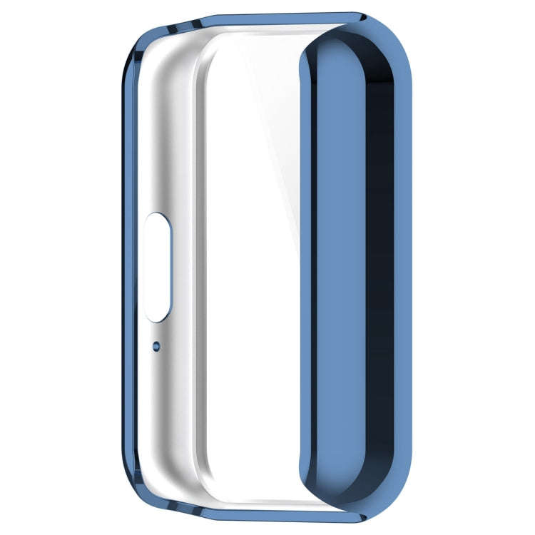For Samsung Galaxy Fit 3 Full Coverage TPU Electroplated Watch Protective Case(Blue)