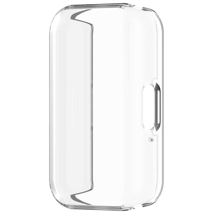 For Samsung Galaxy Fit 3 Full Coverage TPU Electroplated Watch Protective Case(Transparent White)