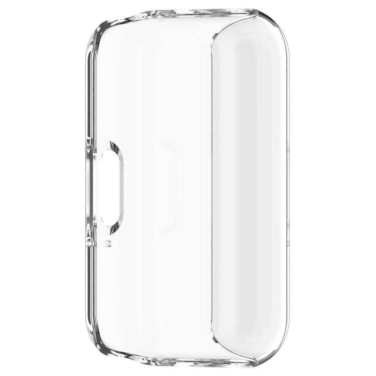 For Samsung Galaxy Fit 3 Full Coverage TPU Electroplated Watch Protective Case(Transparent White)