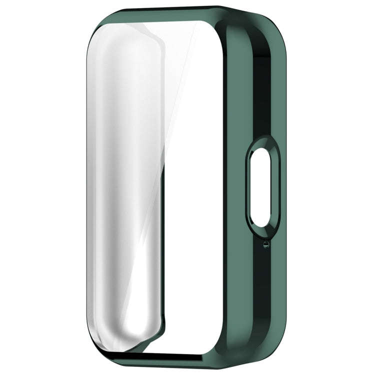 For Samsung Galaxy Fit 3 Full Coverage TPU Electroplated Watch Protective Case(Green)