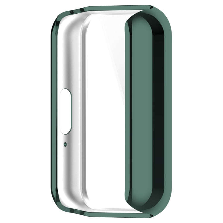 For Samsung Galaxy Fit 3 Full Coverage TPU Electroplated Watch Protective Case(Green)
