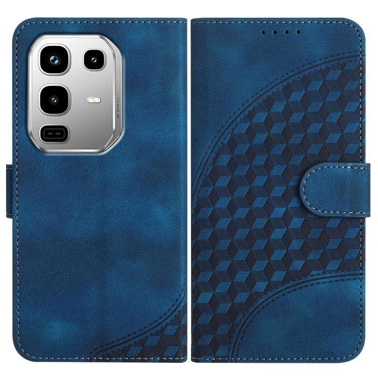 For Infinix Note 50 4G / Note 50 Pro 4G Elephant Head Embossed Phone Leather Case with Lanyard(Ro...