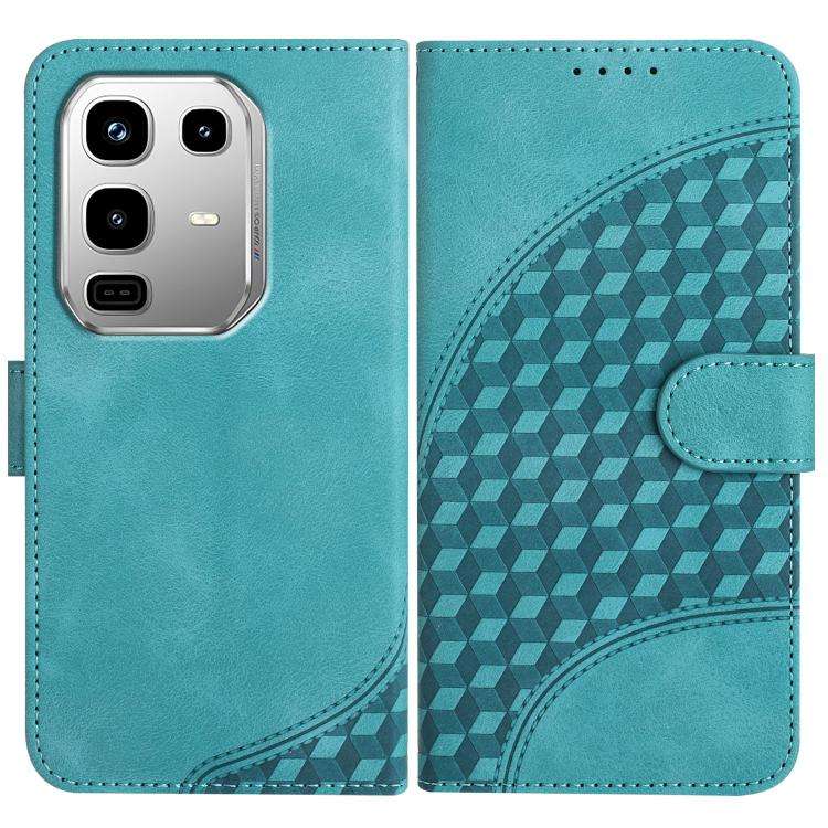 For Infinix Note 50 4G / Note 50 Pro 4G Elephant Head Embossed Phone Leather Case with Lanyard(Li...