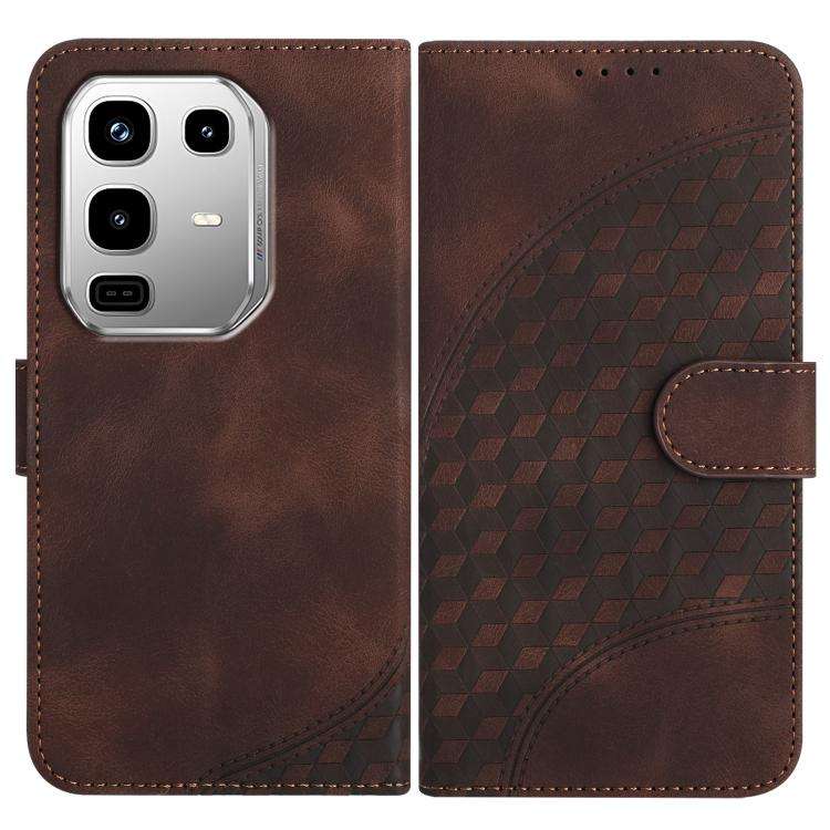 For Infinix Note 50 4G / Note 50 Pro 4G Elephant Head Embossed Phone Leather Case with Lanyard(Co...