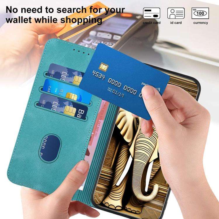 For Infinix Note 50x Elephant Head Embossed Phone Leather Case with Lanyard(Light Blue)