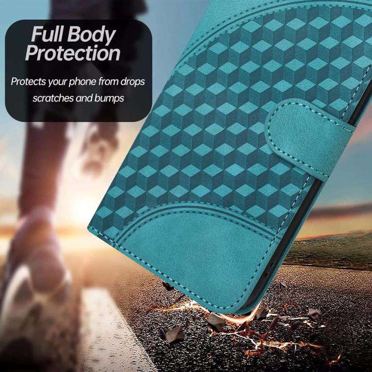 For Infinix Note 50x Elephant Head Embossed Phone Leather Case with Lanyard(Light Blue)