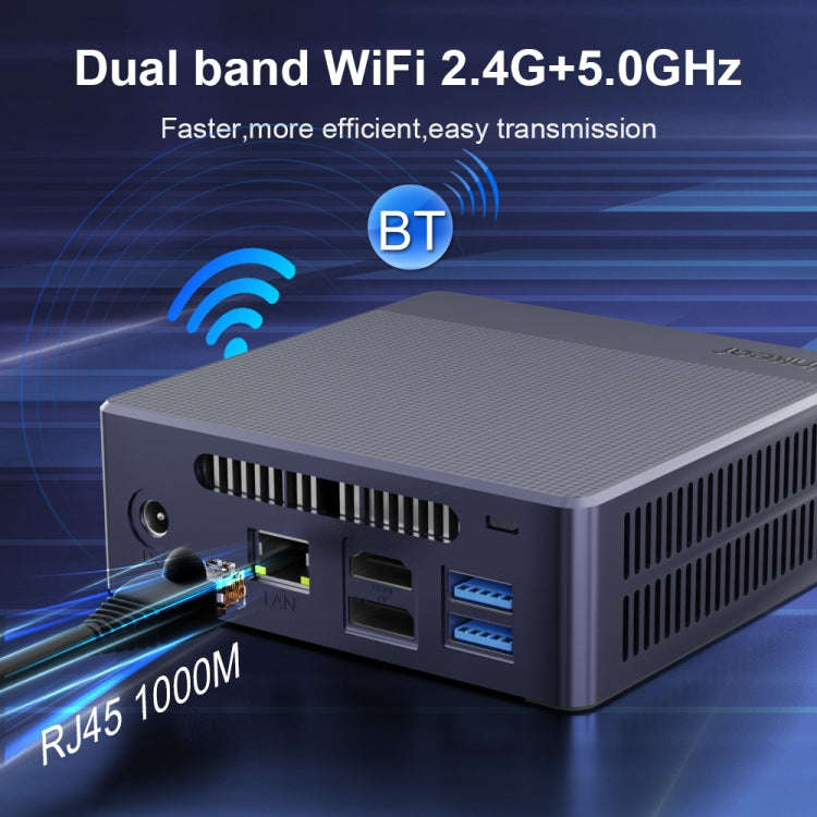 Ninkear N9 Windows 11 Mini PC, 8GB+256GB, Intel Alder Lake N95, Support 3 Screen Display(US Plug)