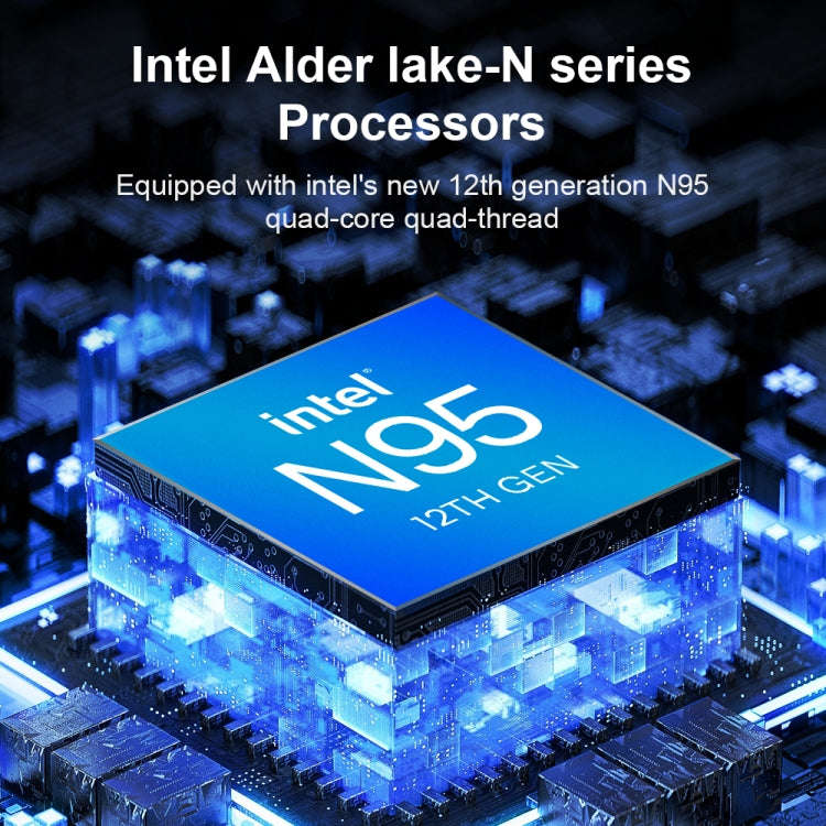 Ninkear N9 Windows 11 Mini PC, 8GB+256GB, Intel Alder Lake N95, Support 3 Screen Display(US Plug)