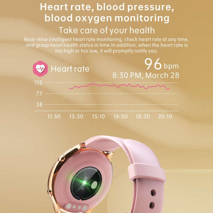 DM05 1.28 inch BT5.0 Smart Sport Watch, Support Sleep / Blood Oxygen / Temperature / Heart Rate /...