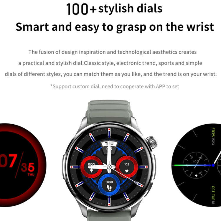 J45 1.43 inch BT5.1 Smart Sport Watch, Support Sleep / Heart Rate / Blood Oxygen / Blood Pressure...