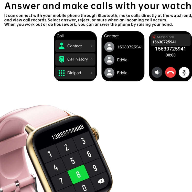 QS08 PRO 1.83 inch BT5.2 Smart Sport Watch, Support Sleep / Heart Rate / Blood Oxygen / Temperatu...