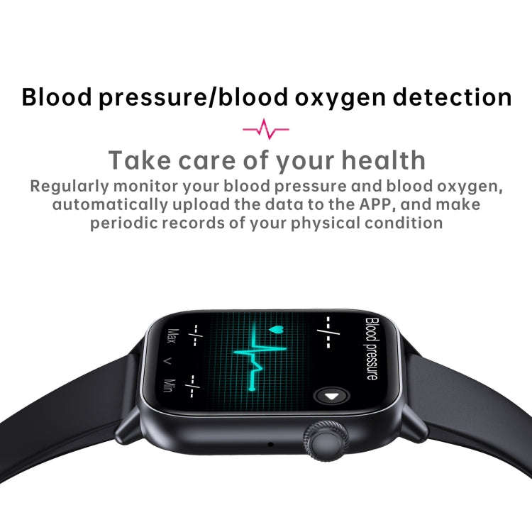 QS08 PRO 1.83 inch BT5.2 Smart Sport Watch, Support Sleep / Heart Rate / Blood Oxygen / Temperatu...