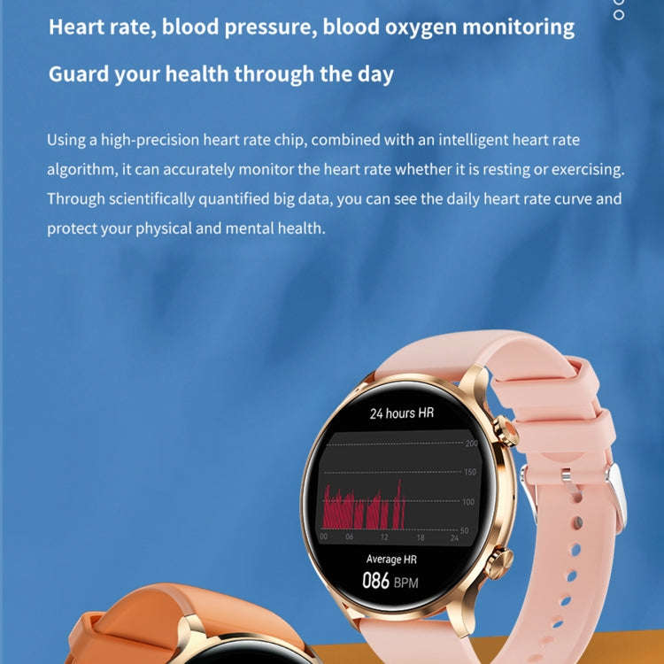 QS40 1.39 inch BT5.2 Smart Sport Watch, Support Bluetooth Call / Sleep / Blood Oxygen / Temperatu...