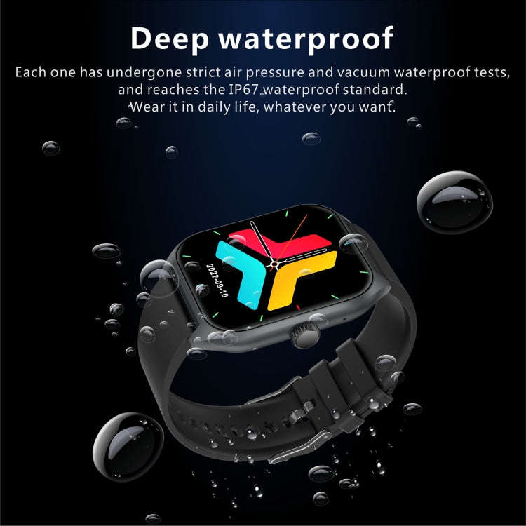 Qx5 1.96 inch BT5.2 Smart Sport Watch, Support Bluetooth Call / Sleep / Blood Oxygen / Temperatur...