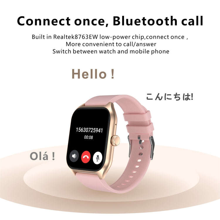 Qx5 1.96 inch BT5.2 Smart Sport Watch, Support Bluetooth Call / Sleep / Blood Oxygen / Temperatur...