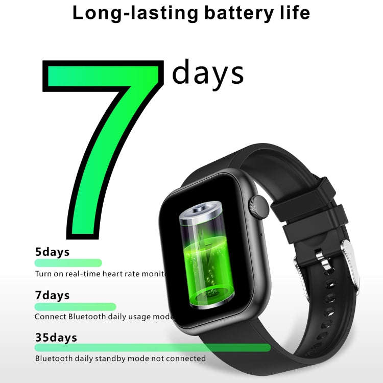 QX7 Pro 2.0 inch BT5.2 Smart Sport Watch, Support Bluetooth Call / Sleep / Blood Sugar / Blood Ox...