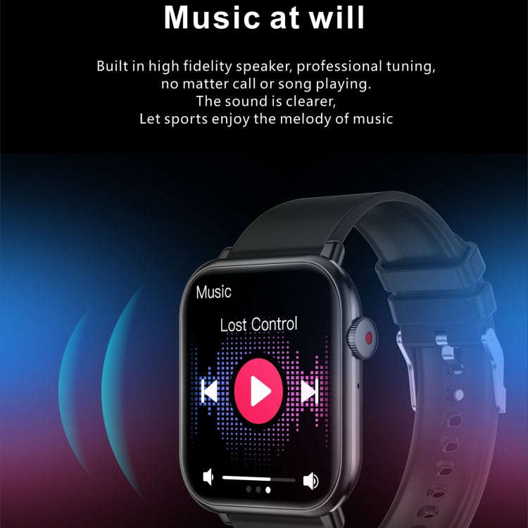 QX9 1.96 inch BT5.2 Smart Sport Watch, Support Bluetooth Call / Sleep / Blood Oxygen / Heart Rate...